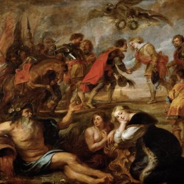 Meeting of King Ferdinand and Cardinal-infante Ferdinand at Nördlingen