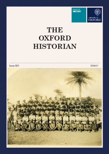 The Oxford Historian cover 2016-17