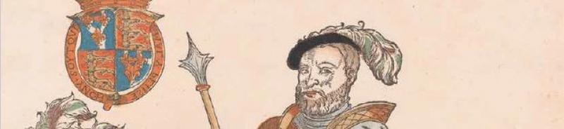 Henry VIII in a print by Hans Liefrink of Antwerp, c1545 (Rijksmuseum, Amsterdam)