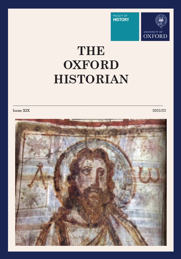 The Oxford Historian 2021-2 cover
