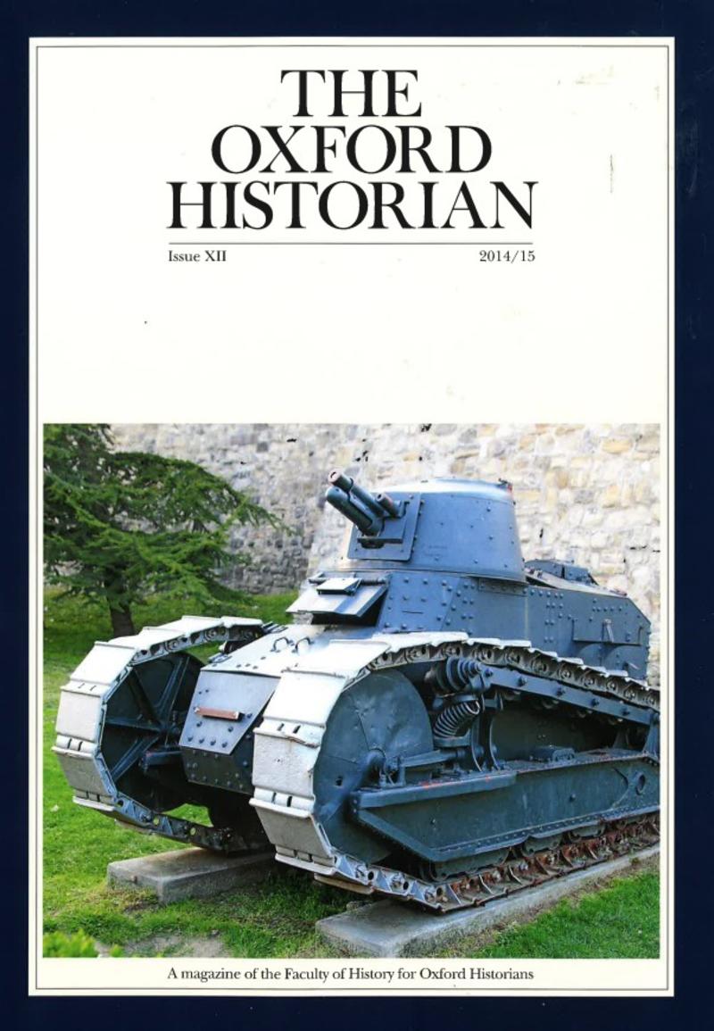 The Oxford Historian cover 2014-15