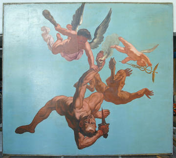 Detail from inside the Sheldonian Theatre