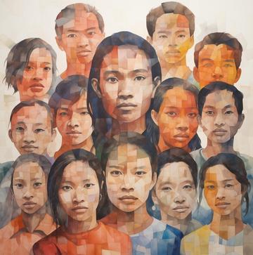 This image is dedicated to supporting the resilience, strength and hope of survivors of modern slavery