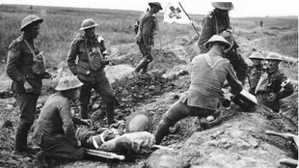 Royal Army Medical Corps on the battlefield
