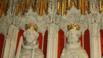 Funeral monuments of William II and Henry I