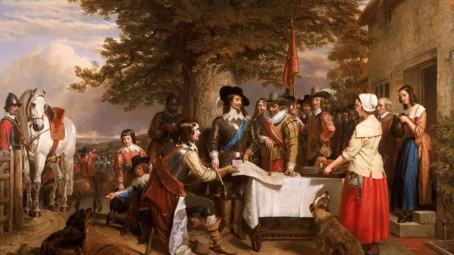 The surrender of Charles I