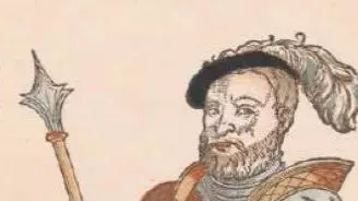 Henry VIII in a print by Hans Liefrink of Antwerp, c1545 (Rijksmuseum, Amsterdam)
