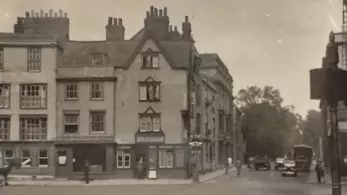 Houses on Broad Street, prior to demolition in December 1936–March 1937