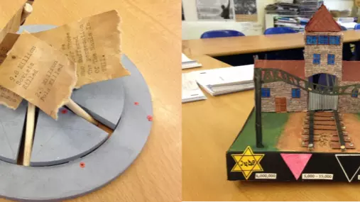 Memorials made by 15-year-old pupils as homework for History course