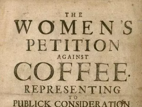 A womans petition against coffee from 1674