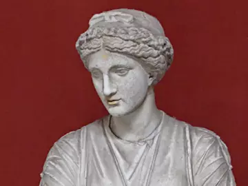 A statue of the goddess Clio