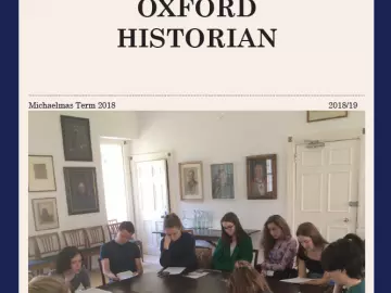 The Oxford Historian cover 2018