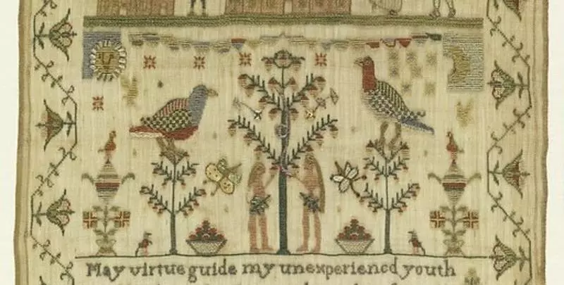 Mary Mankin Sampler, England 1810–19