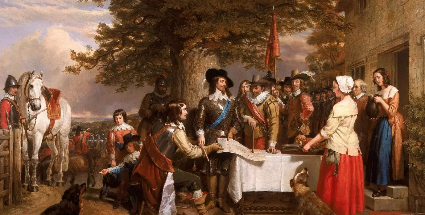 The surrender of Charles I