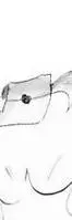 A drawing of a flying letter