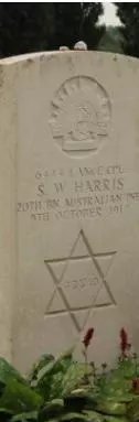 Gravestones from a military graveyard