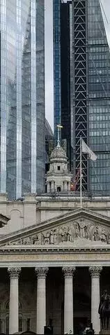 The Royal Exchange with the Shard in the background