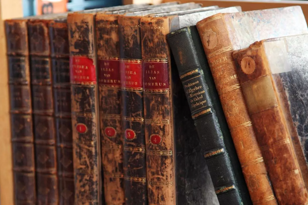 A stack of books